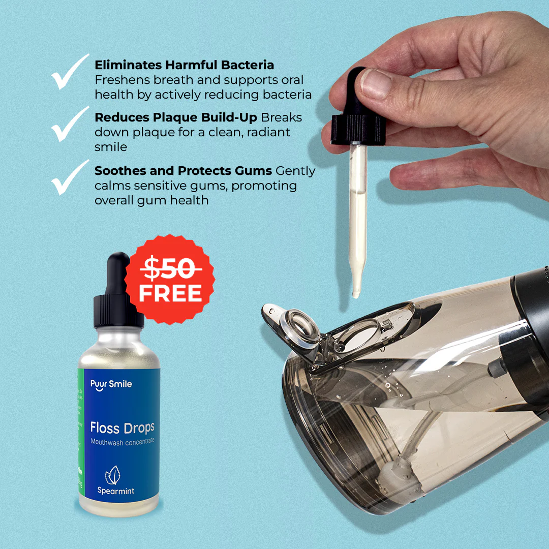 PUURSMILE WATER FLOSSER - 55% OFF VALENTINE'S DAY SALE+ 4 FREE GIFTS (WORTH $150) - Image 3